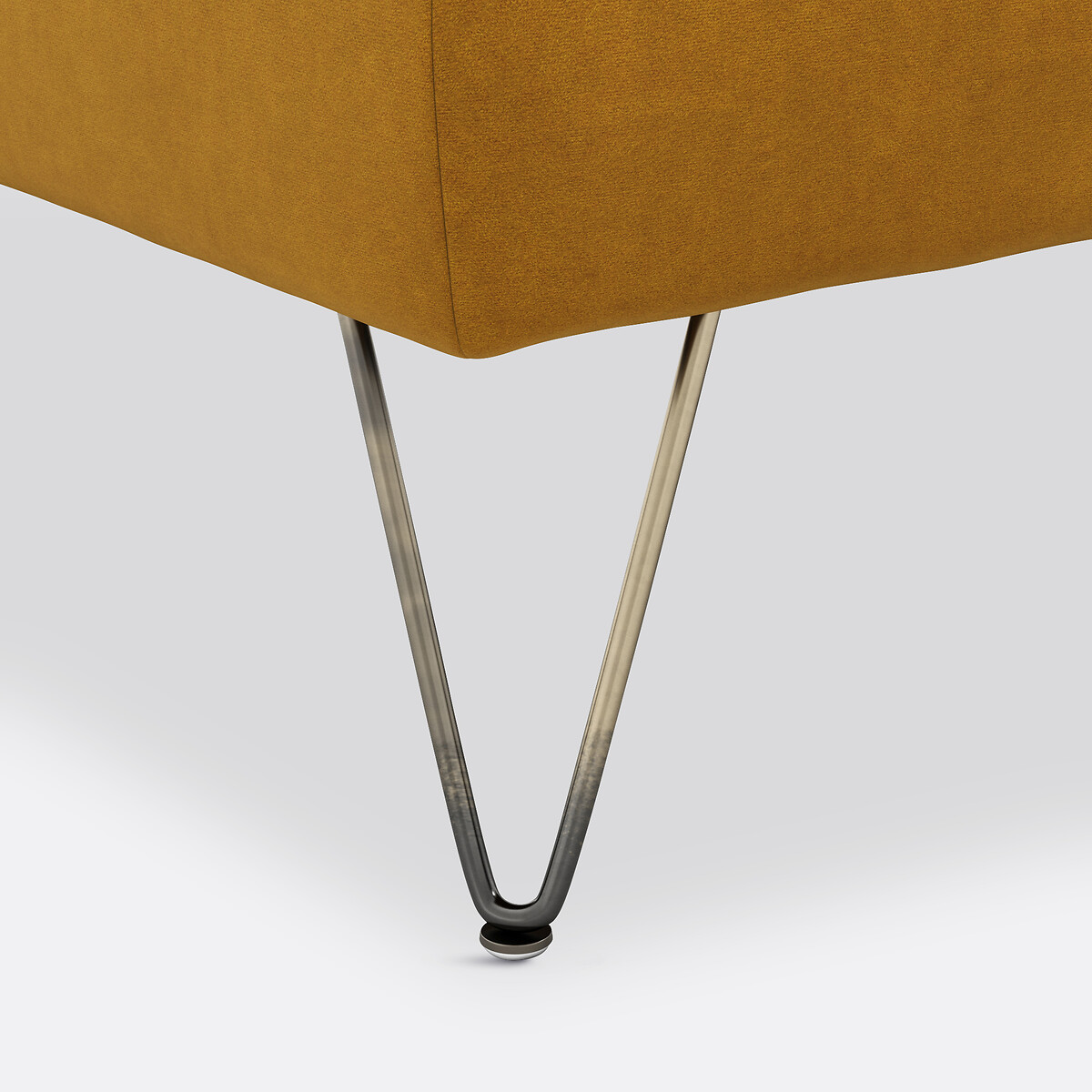 LA REDOUTE INTERIORS<br>Puffe em veludo, Topim