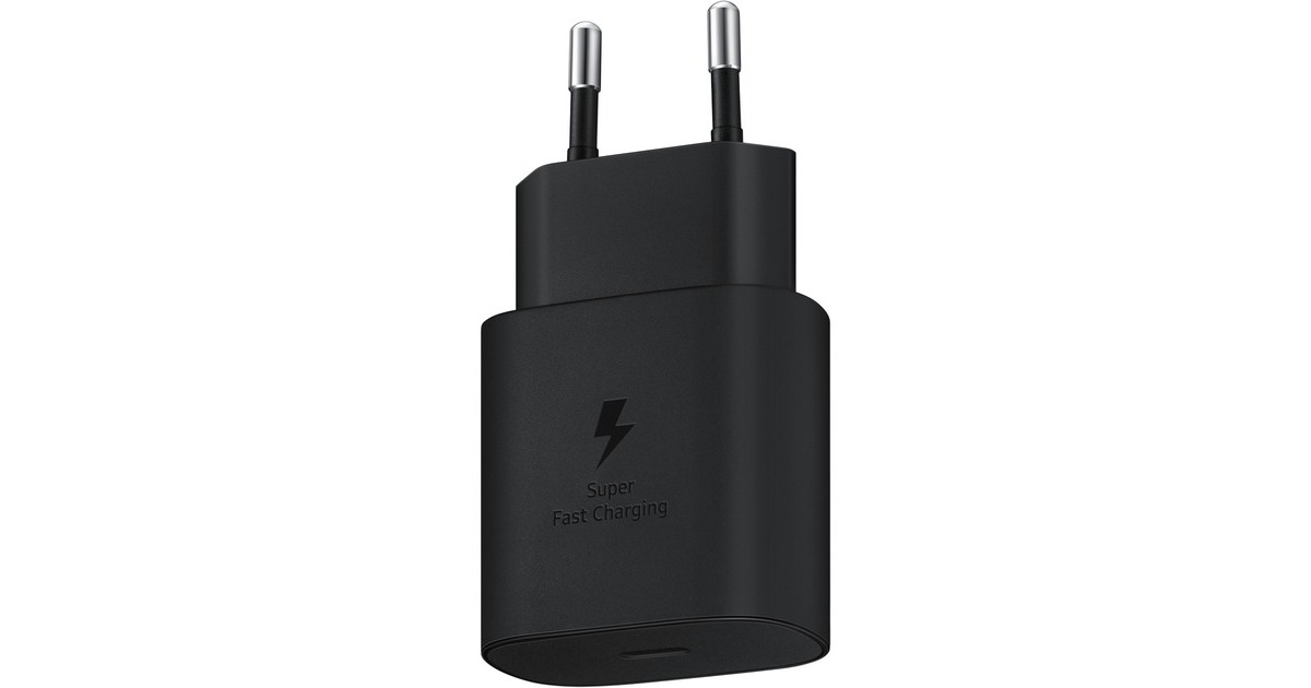 SAMSUNG25W Fast Charger oplader  (Zwart, zonder kabel, Bulk)