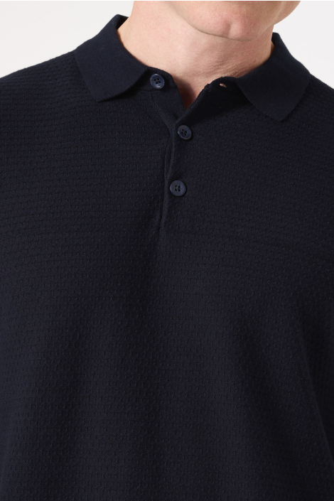 Garcia blauwe heren polo