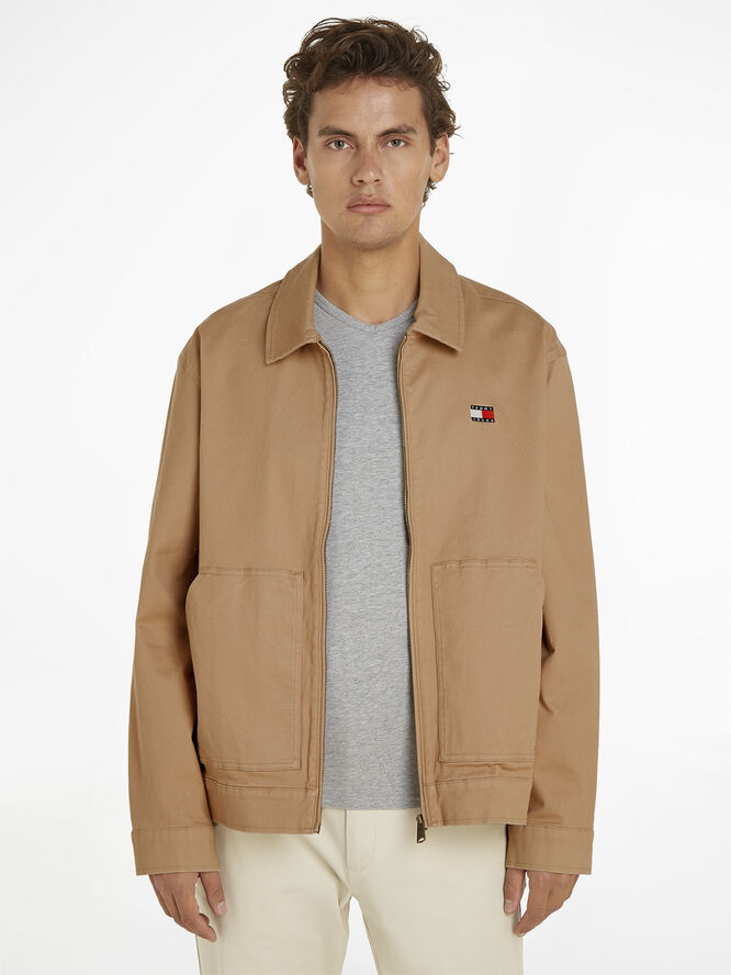 Tommy Hilfiger TJM REG COTTON JACKET EXT Tawny sand