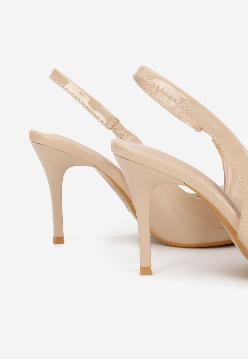 Chaussures slingback beige Zoraia