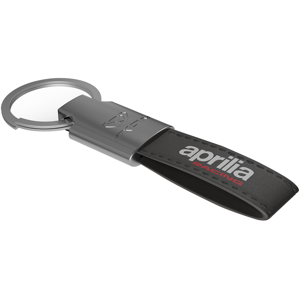 Ixon - Porte-clés cuir Aprilia 22 Noir