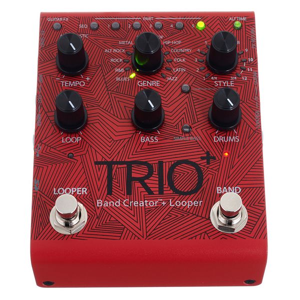 Digitech Trio+ Band Creator satin red