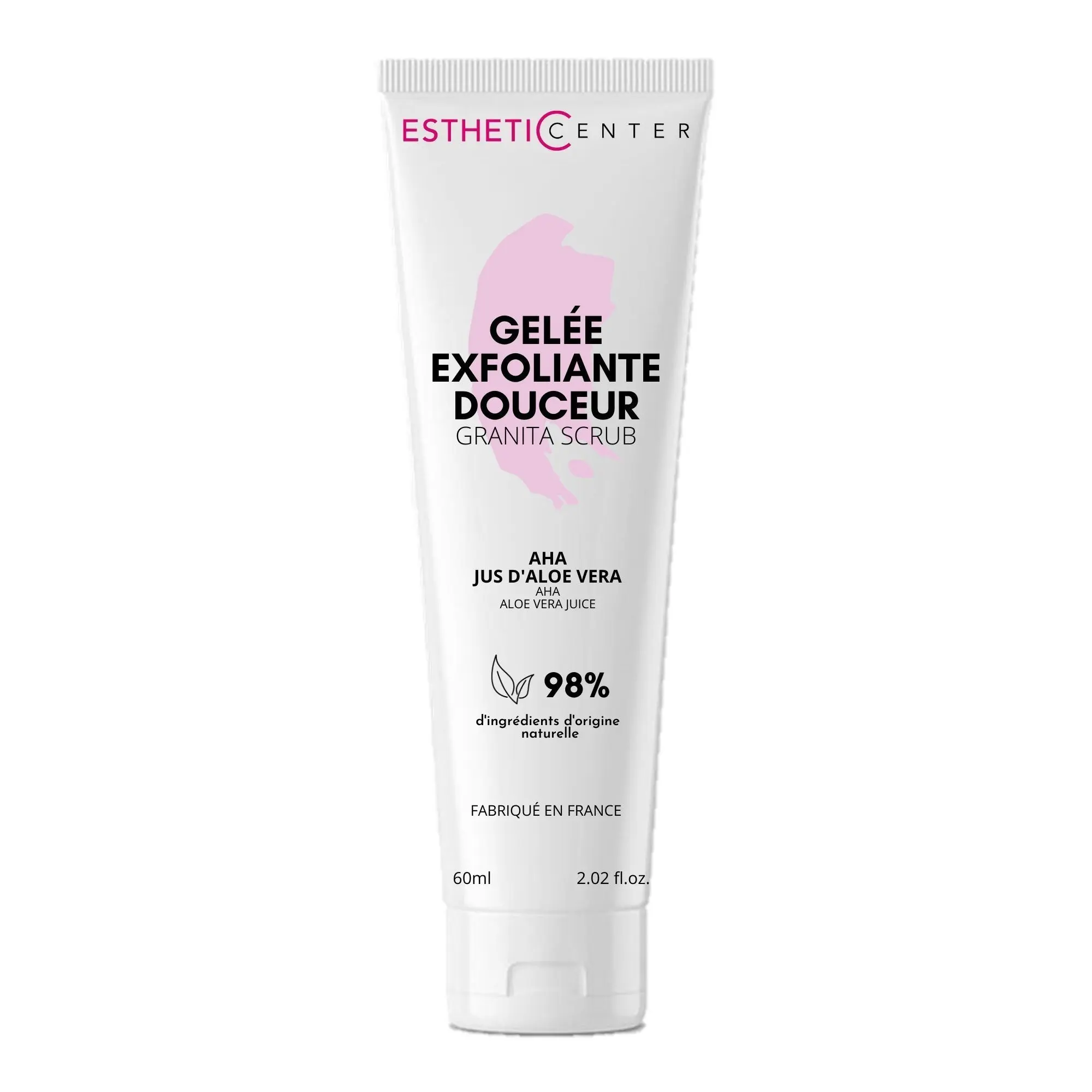 Esthetic Center - Gelée Exfoliante Douceur Jus d'Aloe Vera 60ml - Gommage et peeling