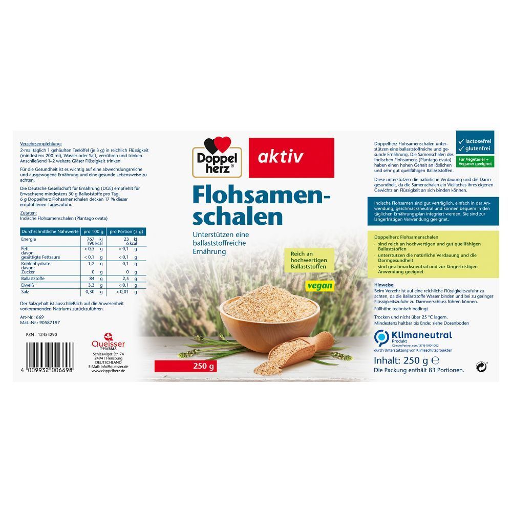 Doppelherz® Flohsamenschalen