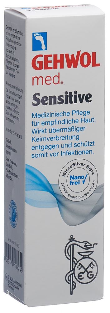 GEHWOL med Sensitive<br>75 ml, Tube