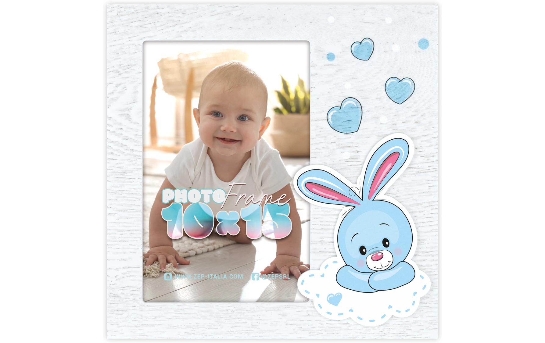 Bilderrahmen Maya BlauBilderrahmen für Kinderfotos