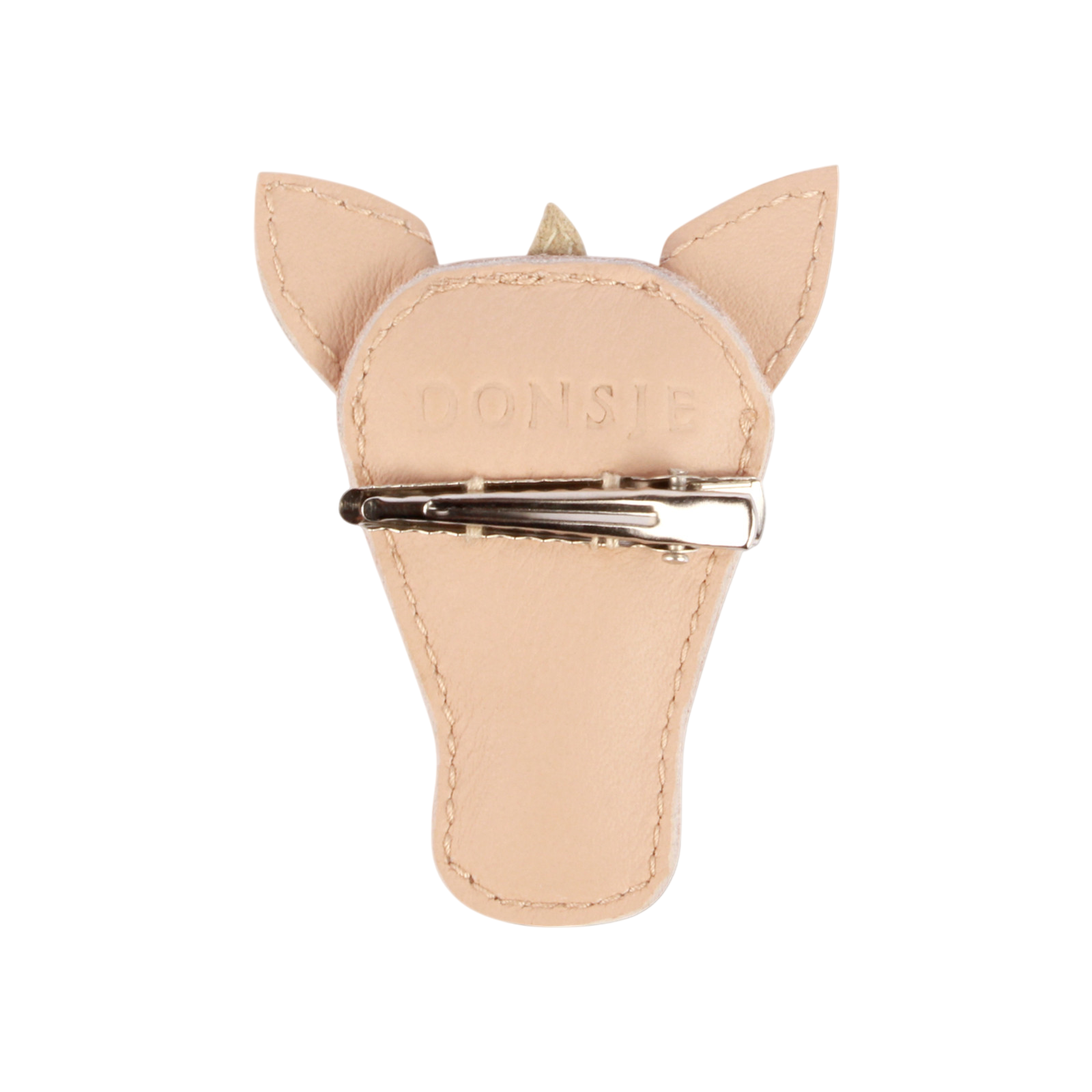 Haarspange Josy Unicorn Light Rose Leather