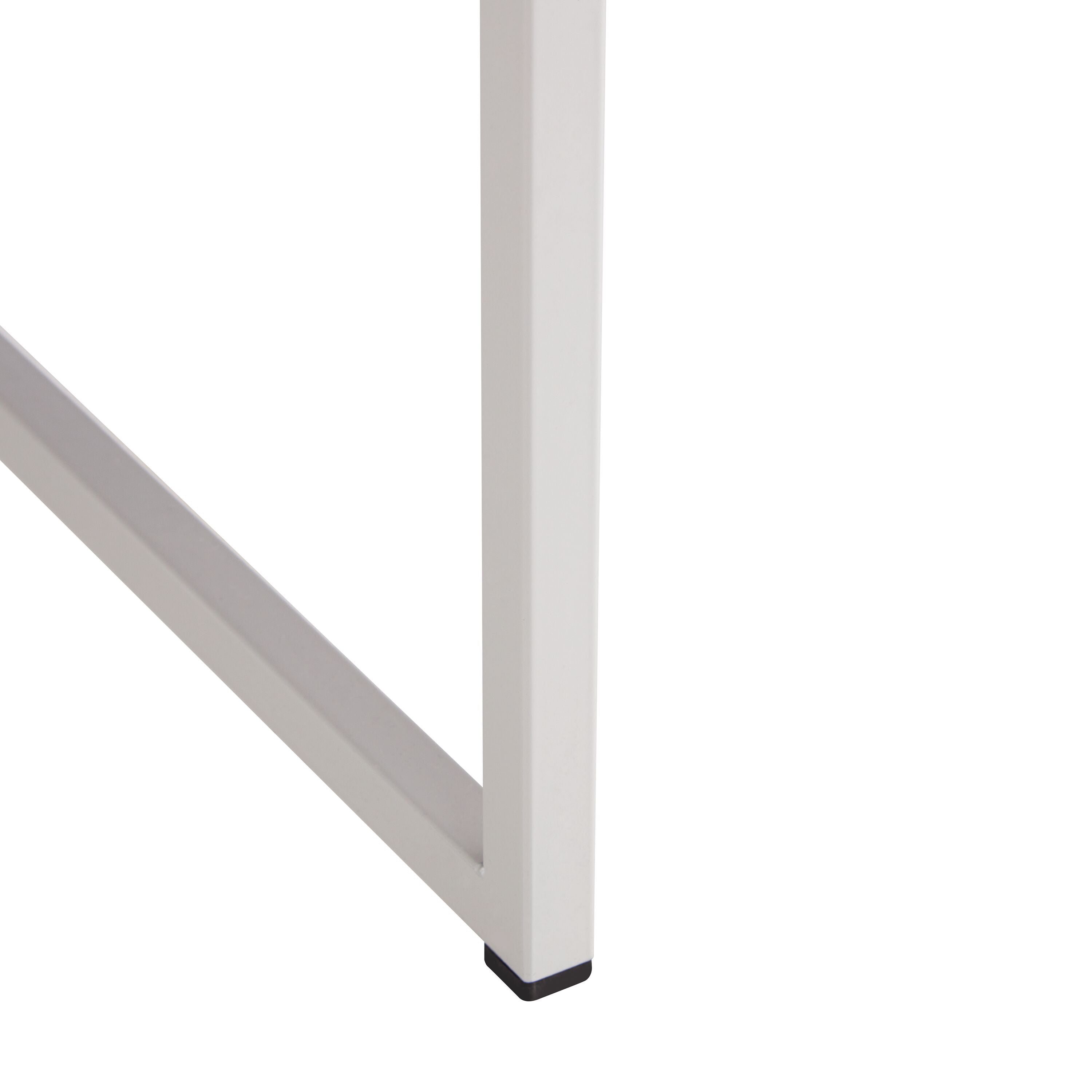 AVEA Salontisch - Nussbaum massiv / grau / B: 120.0 cm x T: 70.0 cm x H: 44.0 cm