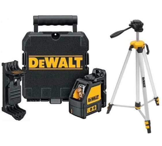 DeWalt DW088CGTRI Zelfnivellerende groene kruislijnlaser   DE0881T statief