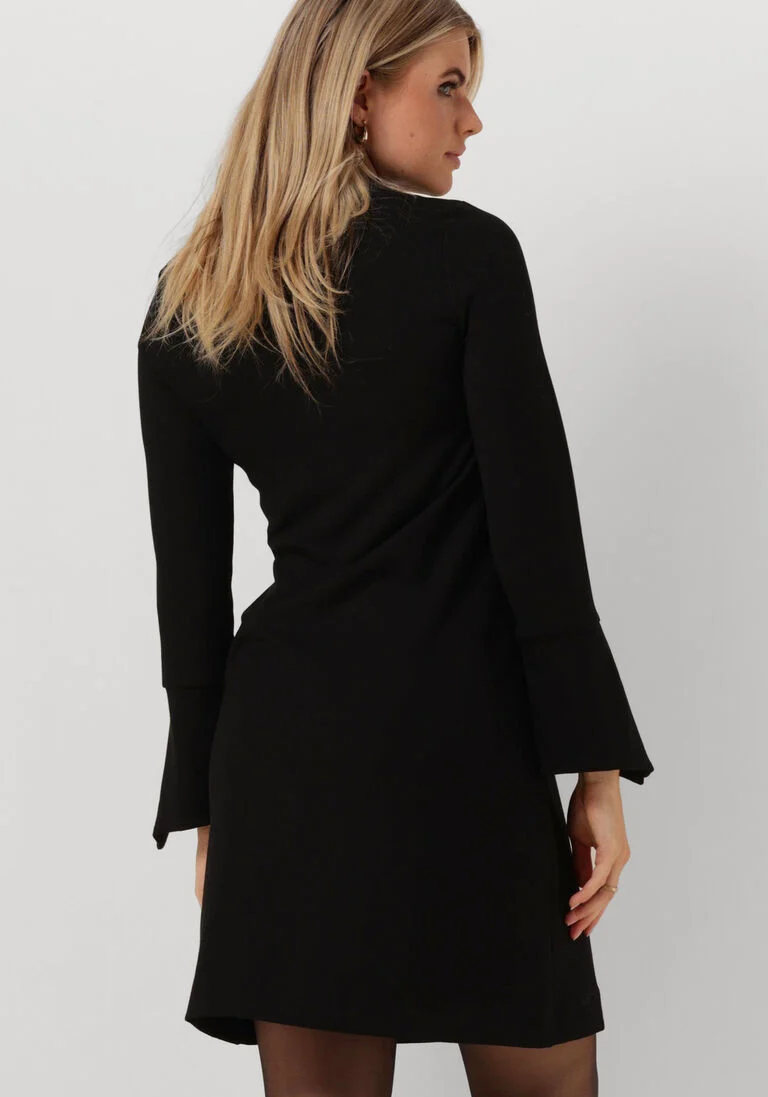 ANA ALCAZAR zwarte ana alcazar midi jurk dress rings