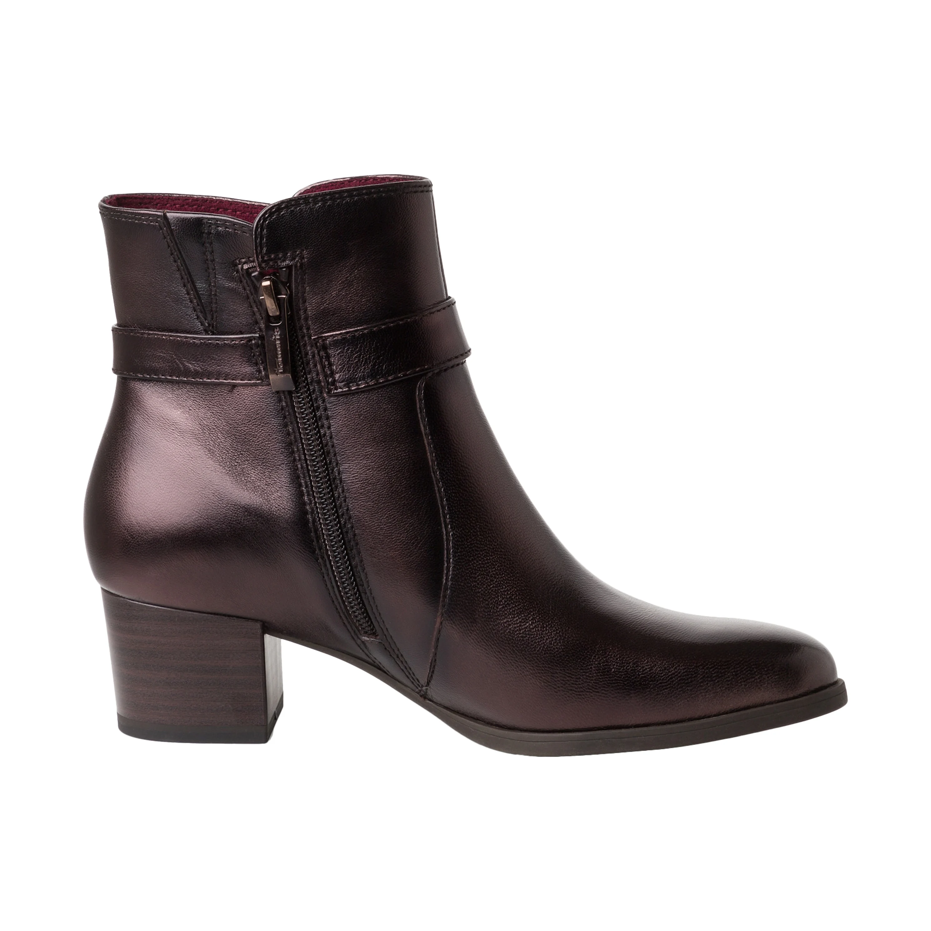 Bottines cuir | Marron