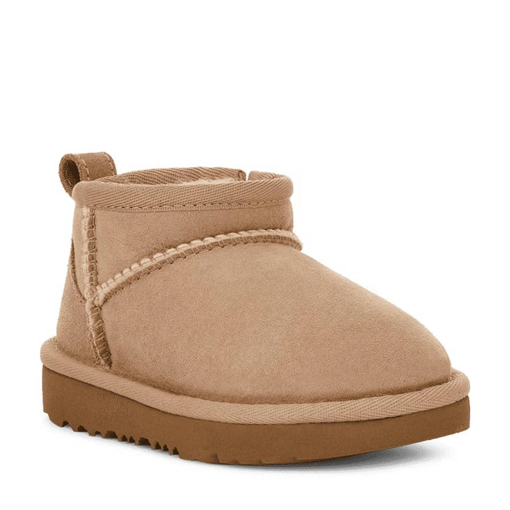 UGG T Classic Ultra Minigevoerde enkelboots camel