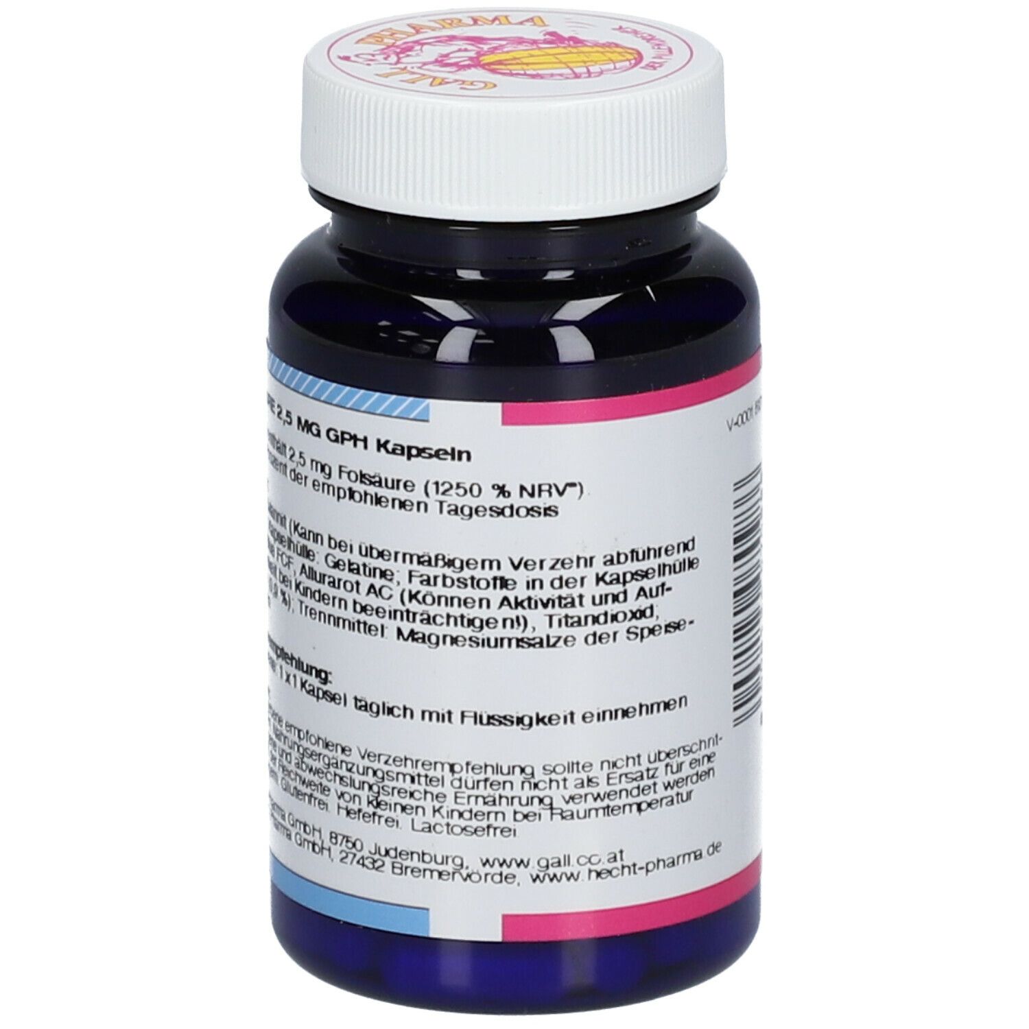 Folsäure 2,5 mg GPH Kapseln