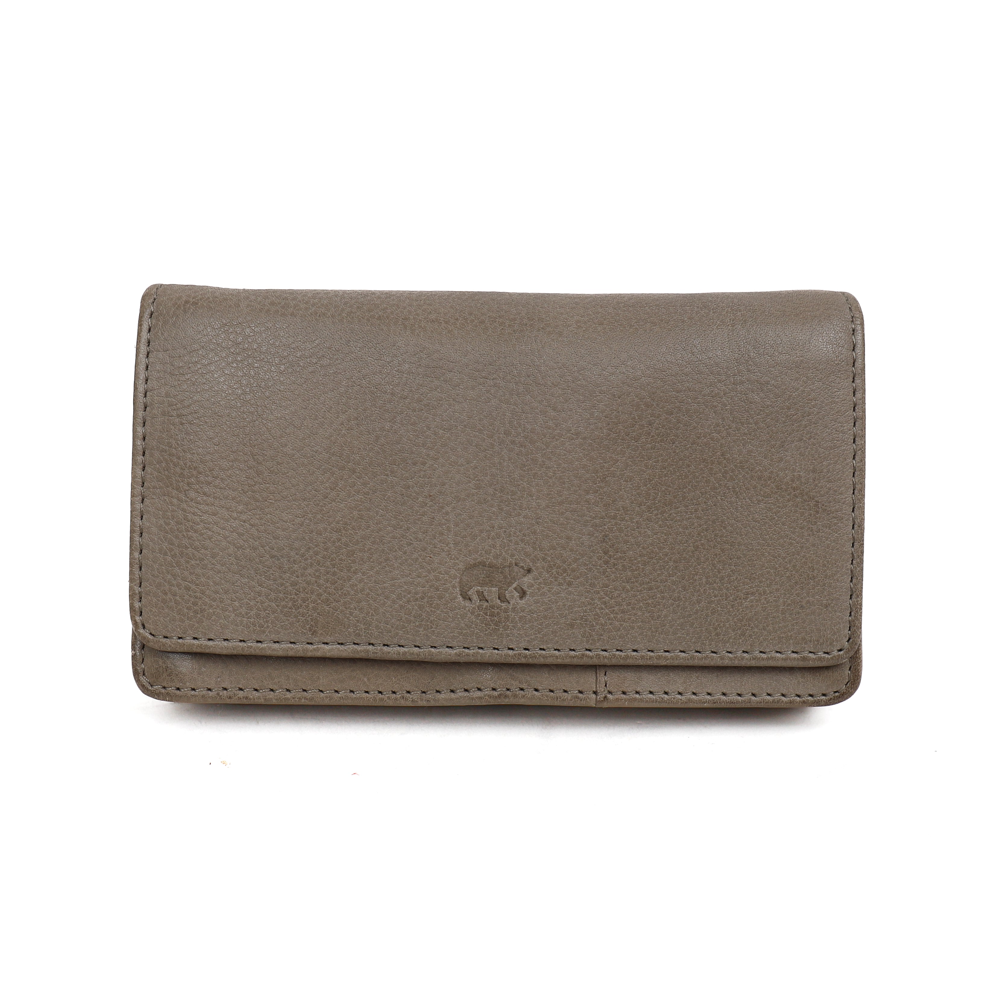 Overslag portemonnee 'Emma' silver mink Silver mink