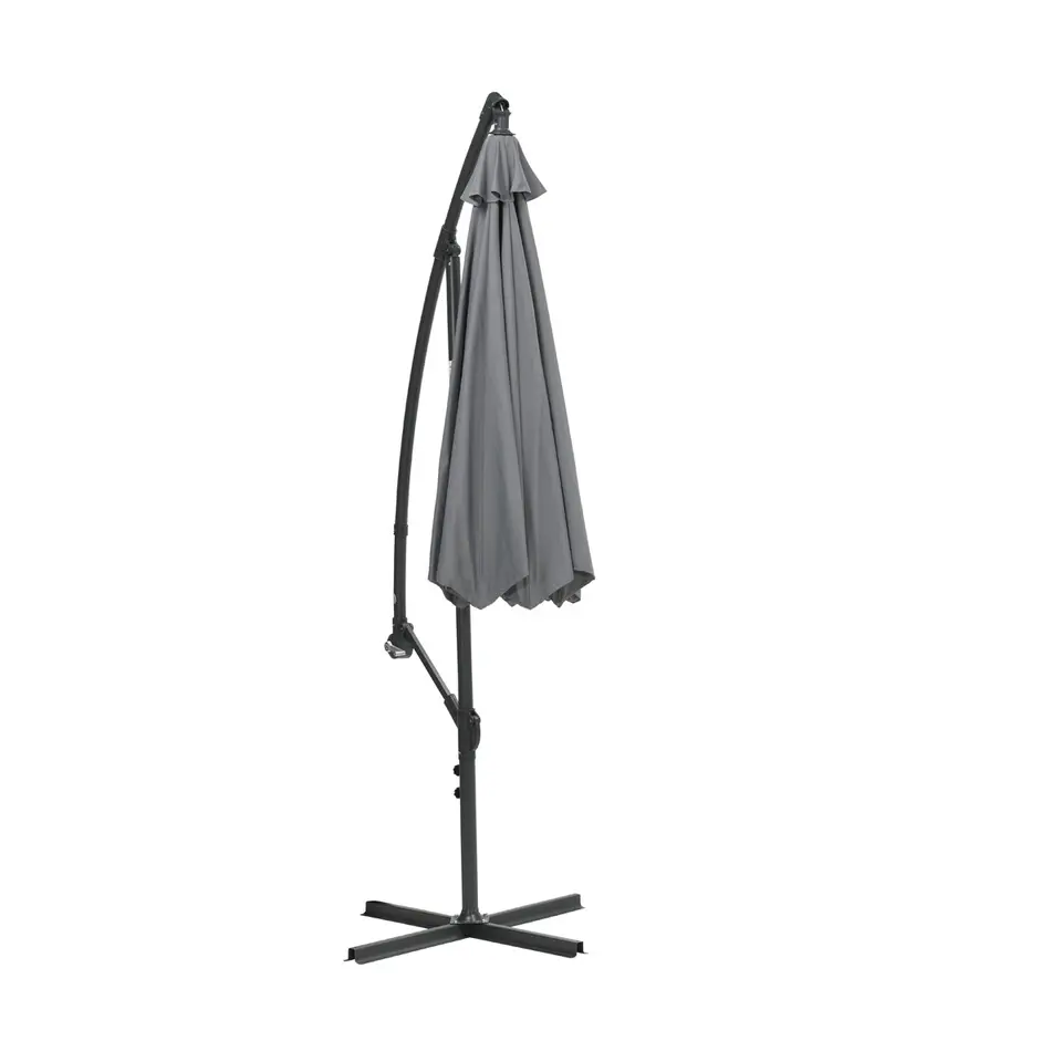 Garden Impressions Athene zweefparasol Ø300 cm - licht grijs