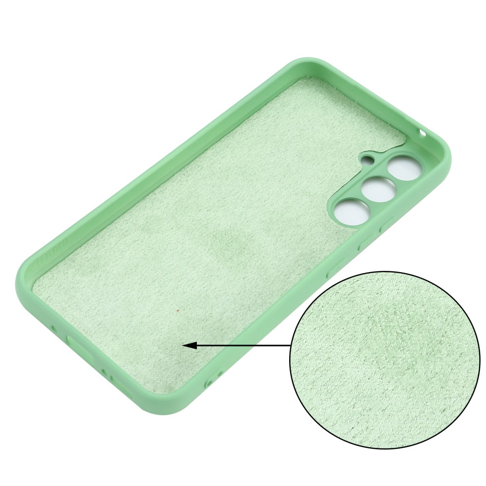 Samsung Galaxy A54 5G Silikon Case Hülle mit Kameraschutz - Grün