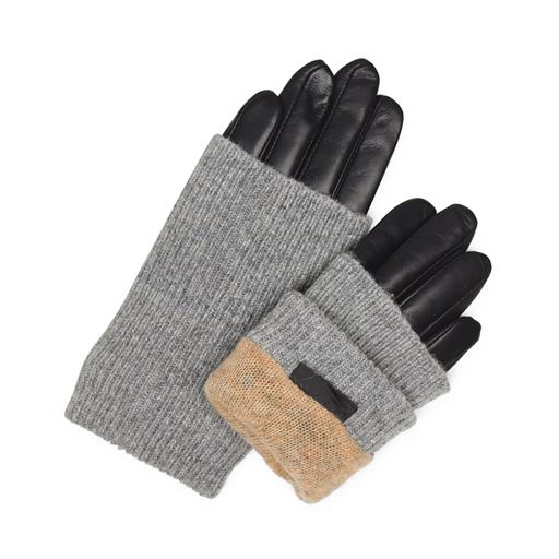 Markberg Helly Handsker, Black/Grey, 7.5