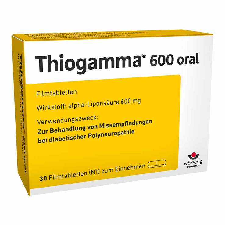 Thiogamma 600 oral Filmtabletten, 30 St