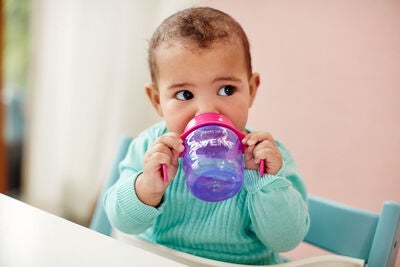 Philips Avent Classic Tåtekopp 200 ml, Purple/Pink