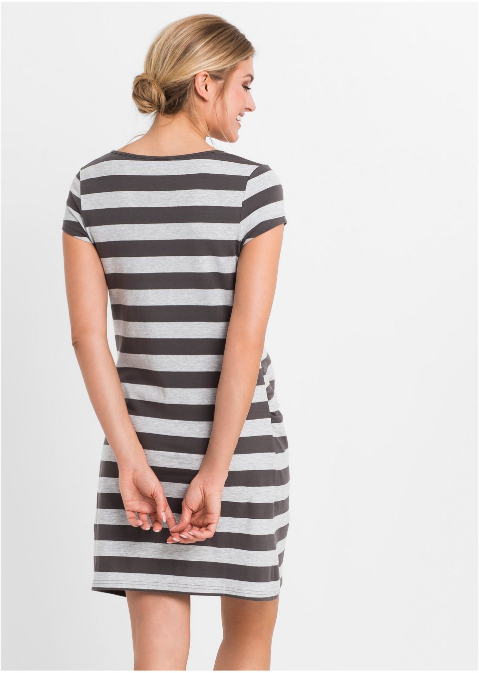 Chemise de nuit d'allaitement avec coton