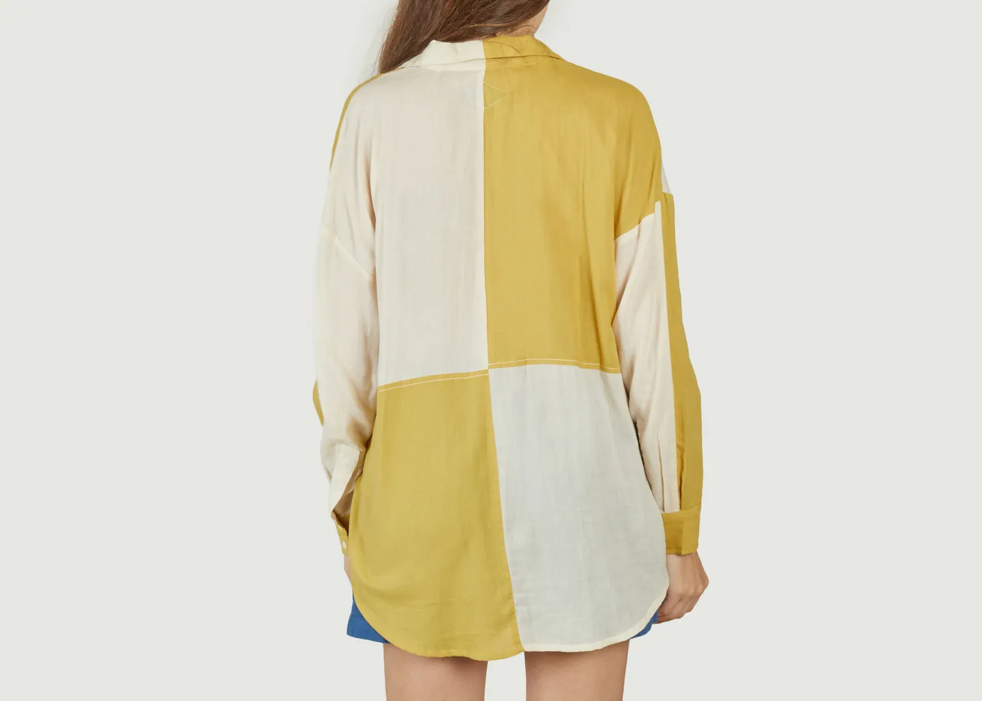 Blouse Patched Margaret Thinking Mu