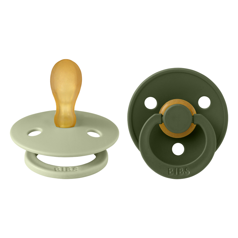 BIBS - Pacifier Colour 2 PAK - Blush & Sage - Str 2