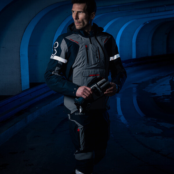 Bering - Pantalon Austral Gore-Tex® Navy / Gris / Rouge