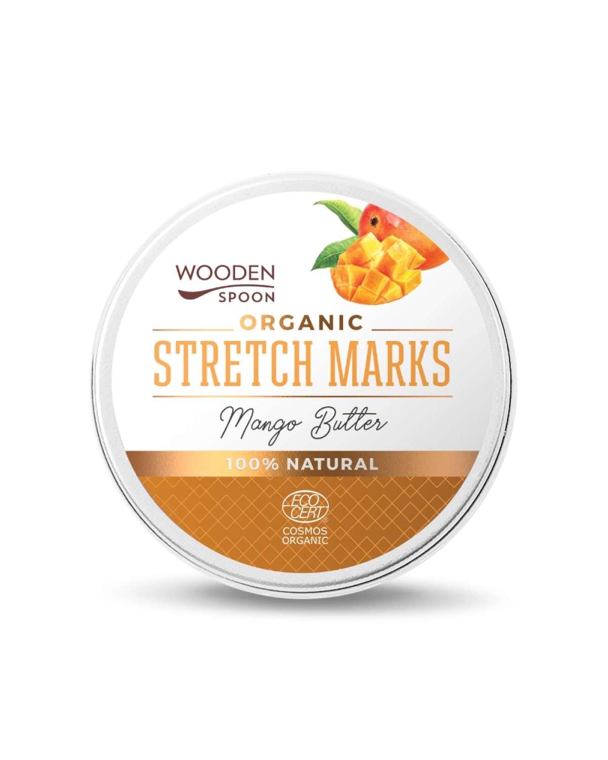Strekkmerke Krem – 100% Naturlig og Økologisk | Mango Butter, 100ml