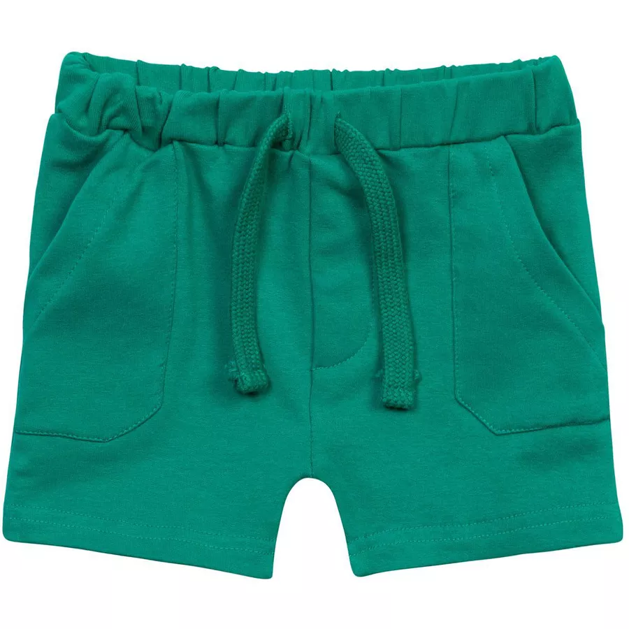 MINOTI Shorts und T-Shirt im Set WeißGrün