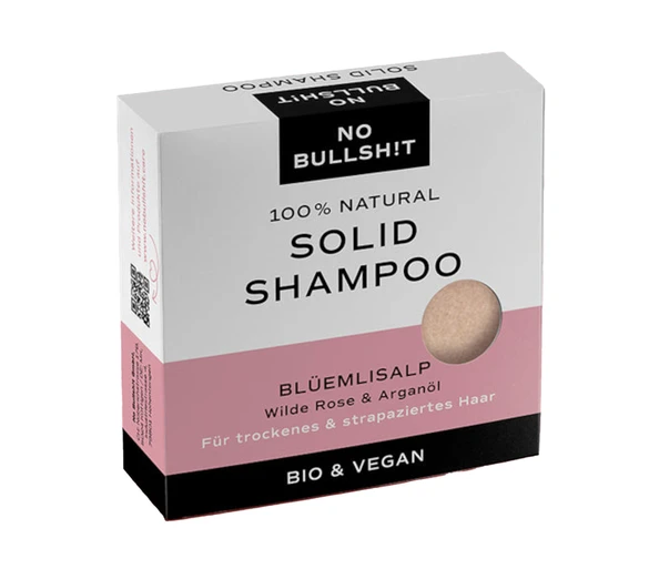 NO BULLSH!T Solid Shampoo Blüemlisalp