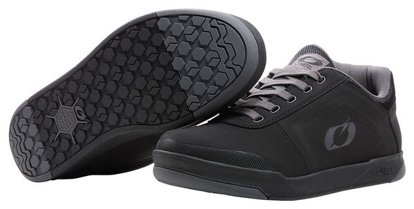 Paire de Chaussures VTT O'Neal PINNED PRO FLAT Pedal V.22 Noir/Gris