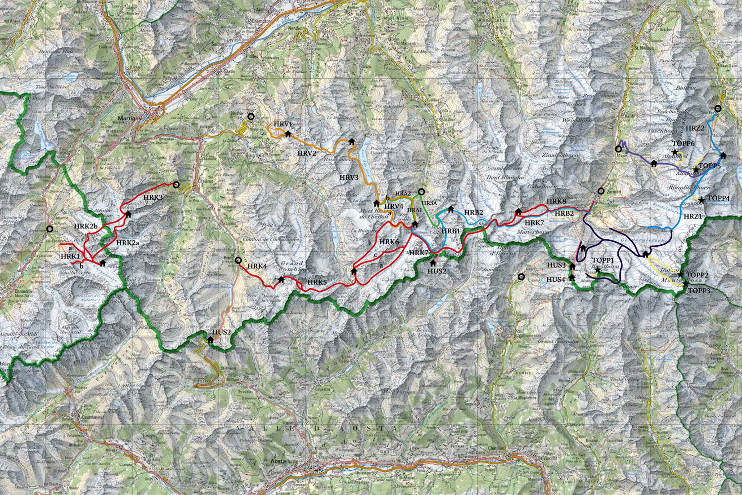 Bøker Haute Route - På ski gjennom Alpene