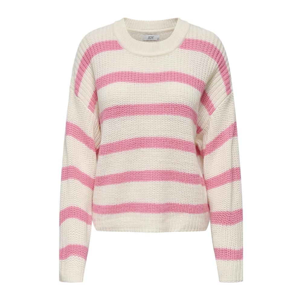 JDY Pull Ecru/Rose Femme JDY Stripe Pullover