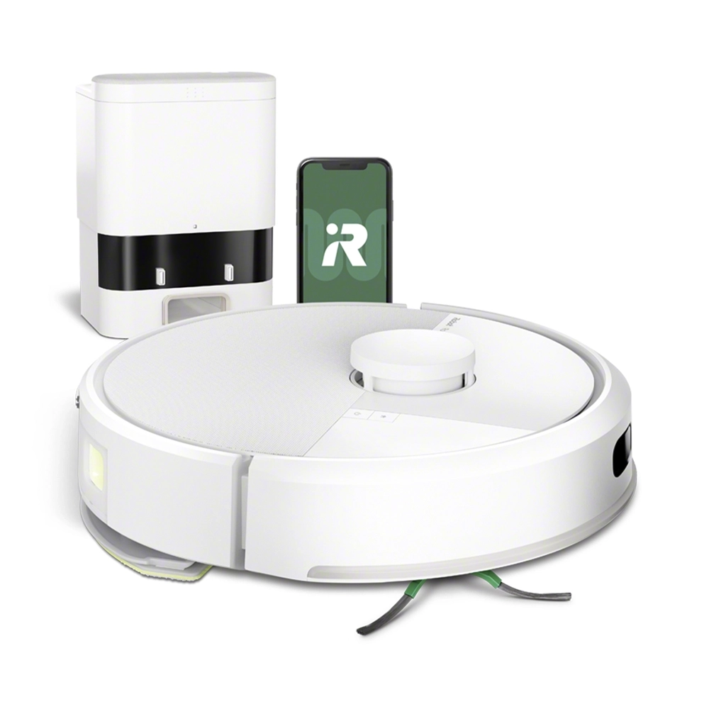 iRobot Roomba 105 Combo + AutoEmpty Dock Saug- und Wischroboter weiss