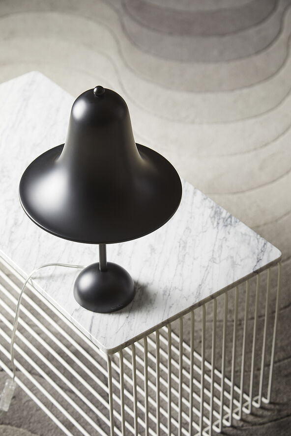 Verpan Pantop Ø23 Portable Table Lamp Matt black