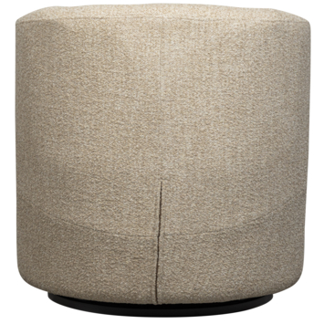 WOOOD fauteuil Sam beige gemêleerd polyester stof draaibaar