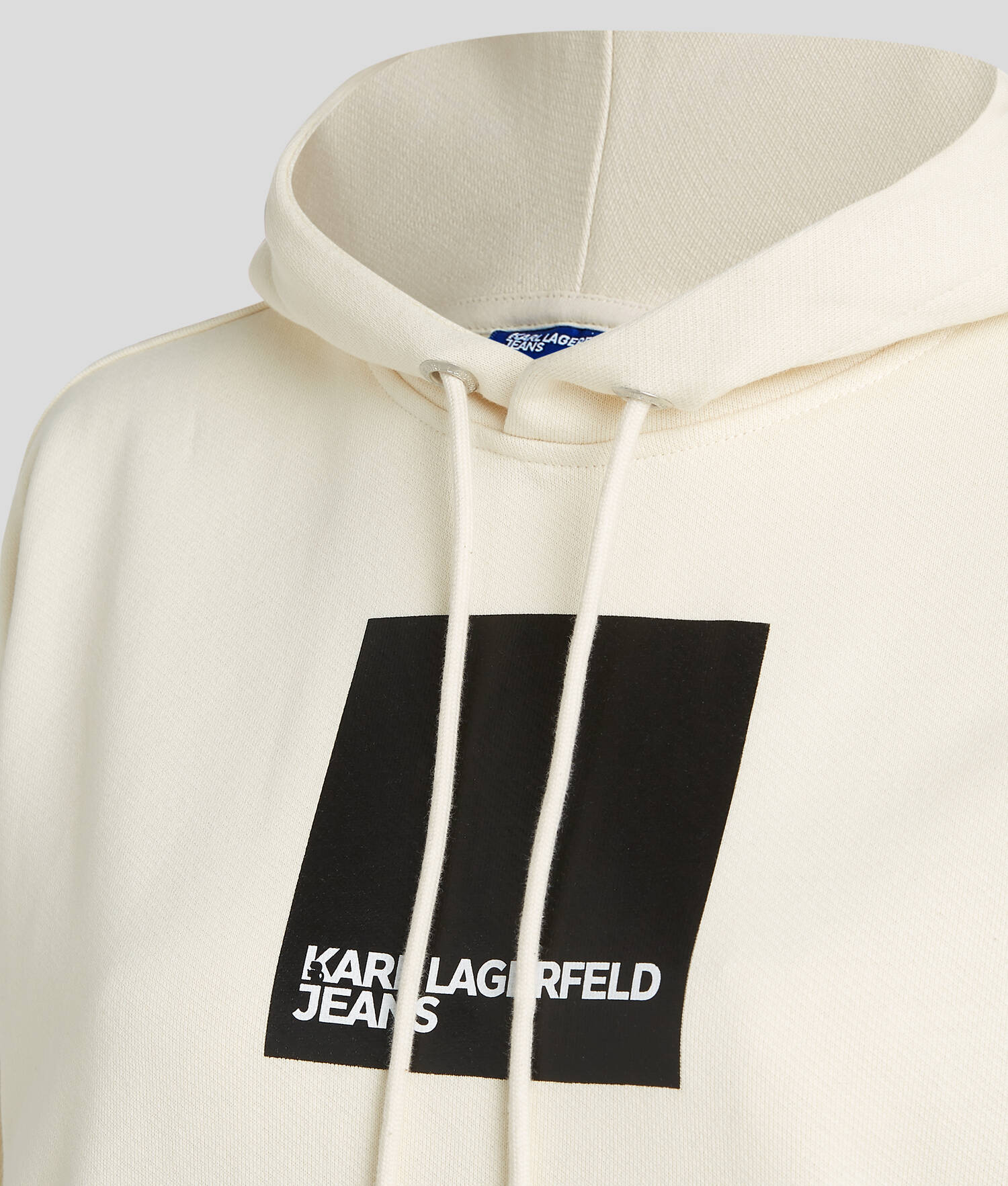 SWEAT À CAPUCHE AVEC LOGO KLJ ENCADRÉ