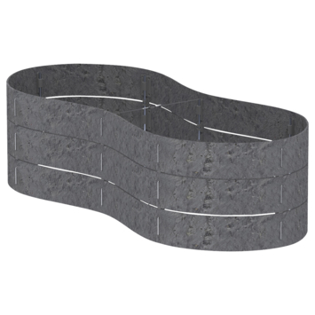 Flex Garden grijs 130 cm 3x14 cm