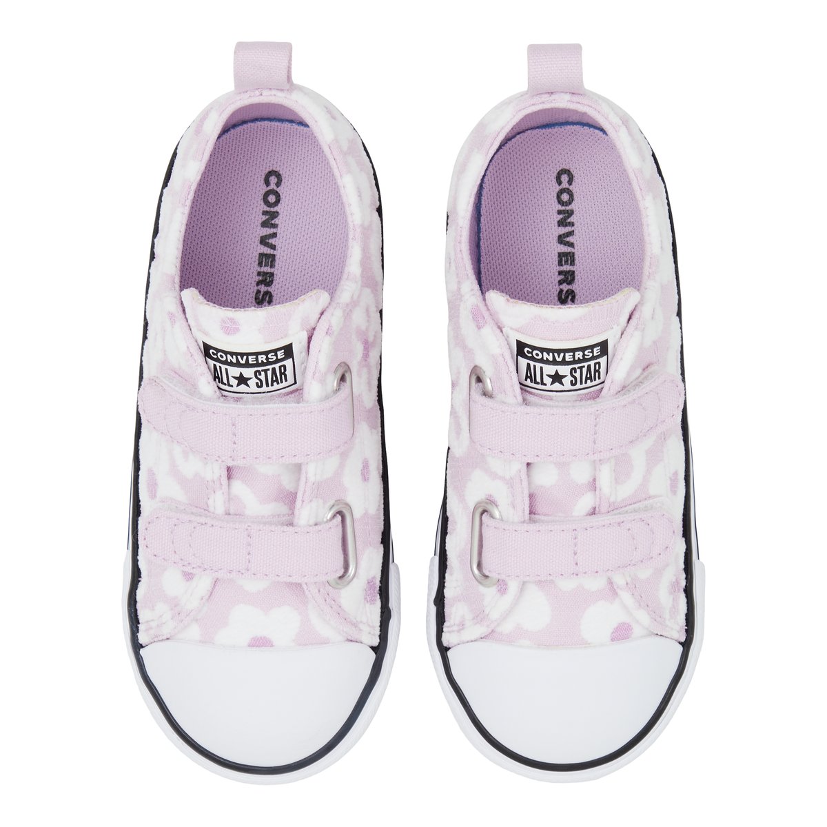 Facile à mettre-Polka-ig-Baskets - Talon plat - Violet Clair