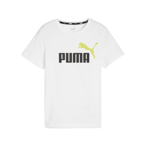 Puma - ESS+ 2 COL LOGO TEE B - Blanc