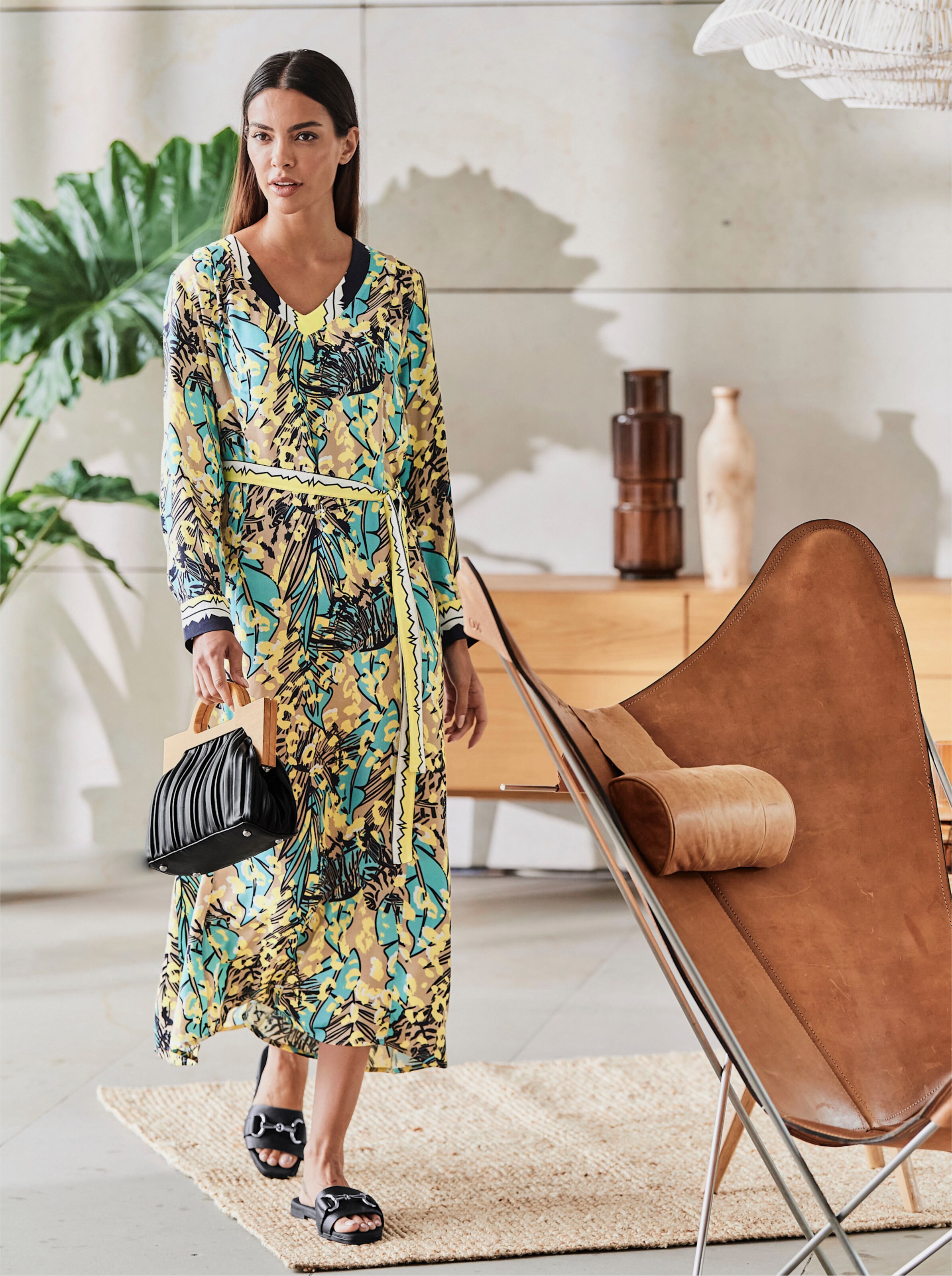 Druck-Kleid