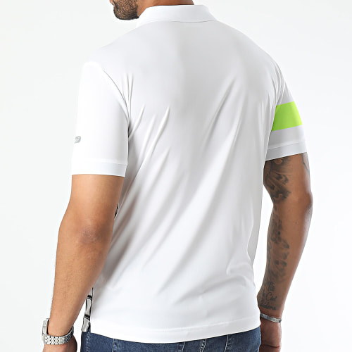 Polo Manches Courtes A Carreaux 6RPF23-PJPCZ Blanc