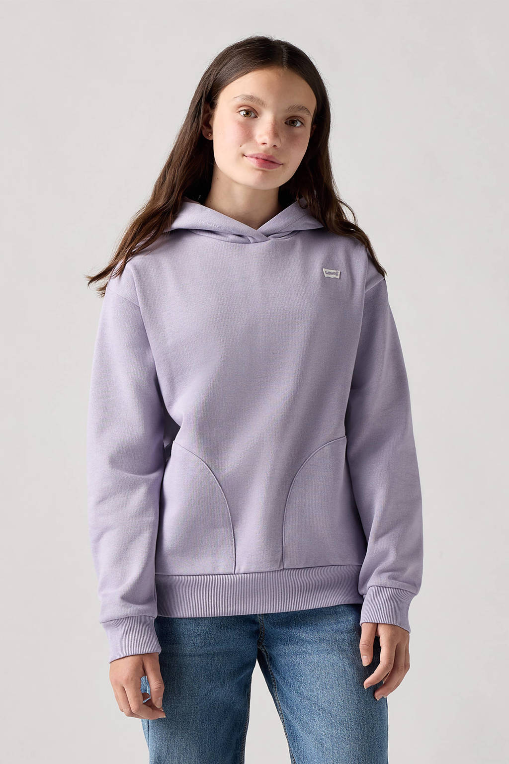 Levi's hoodie BATWING paars