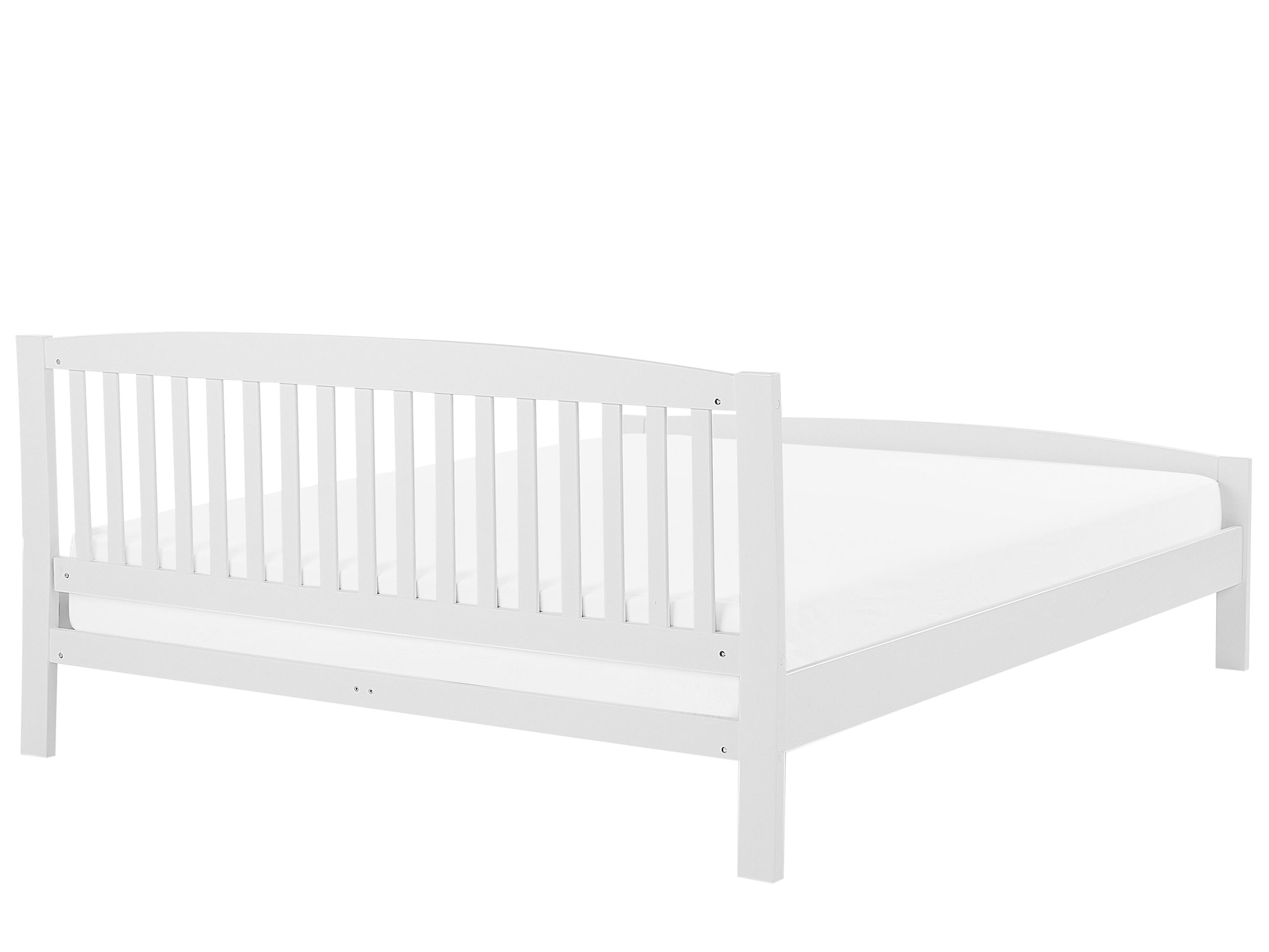 Bed Dennenhout CASTRES 180 x 200 cm Wit
