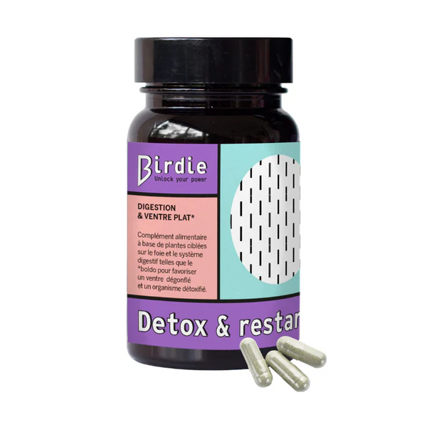 Birdie Detox & Restart | Digestion & Ventre Plat 60 gélules