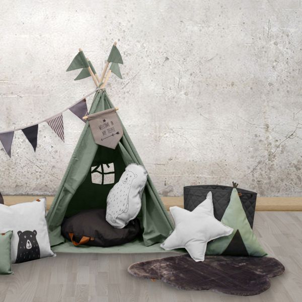 Overseas Star Kussen Off-White 50 x 50 cm