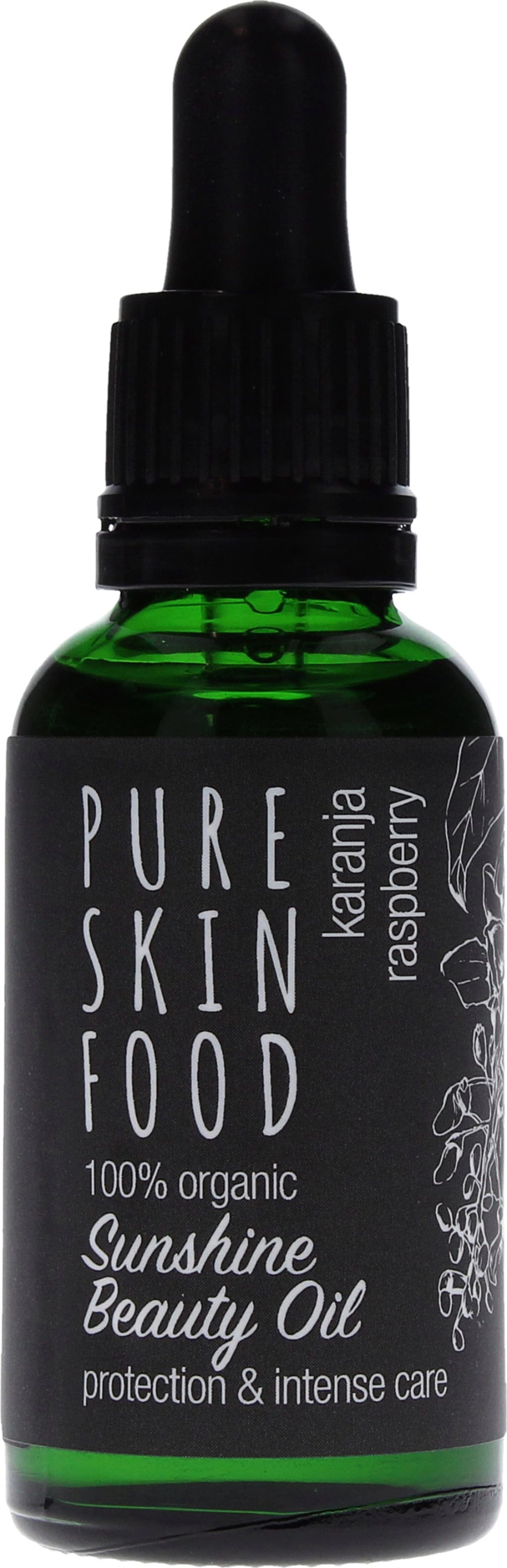 PURE SKIN FOOD  Organic Sunshine Beauty Oil Karanja & Raspberry, 30 ml