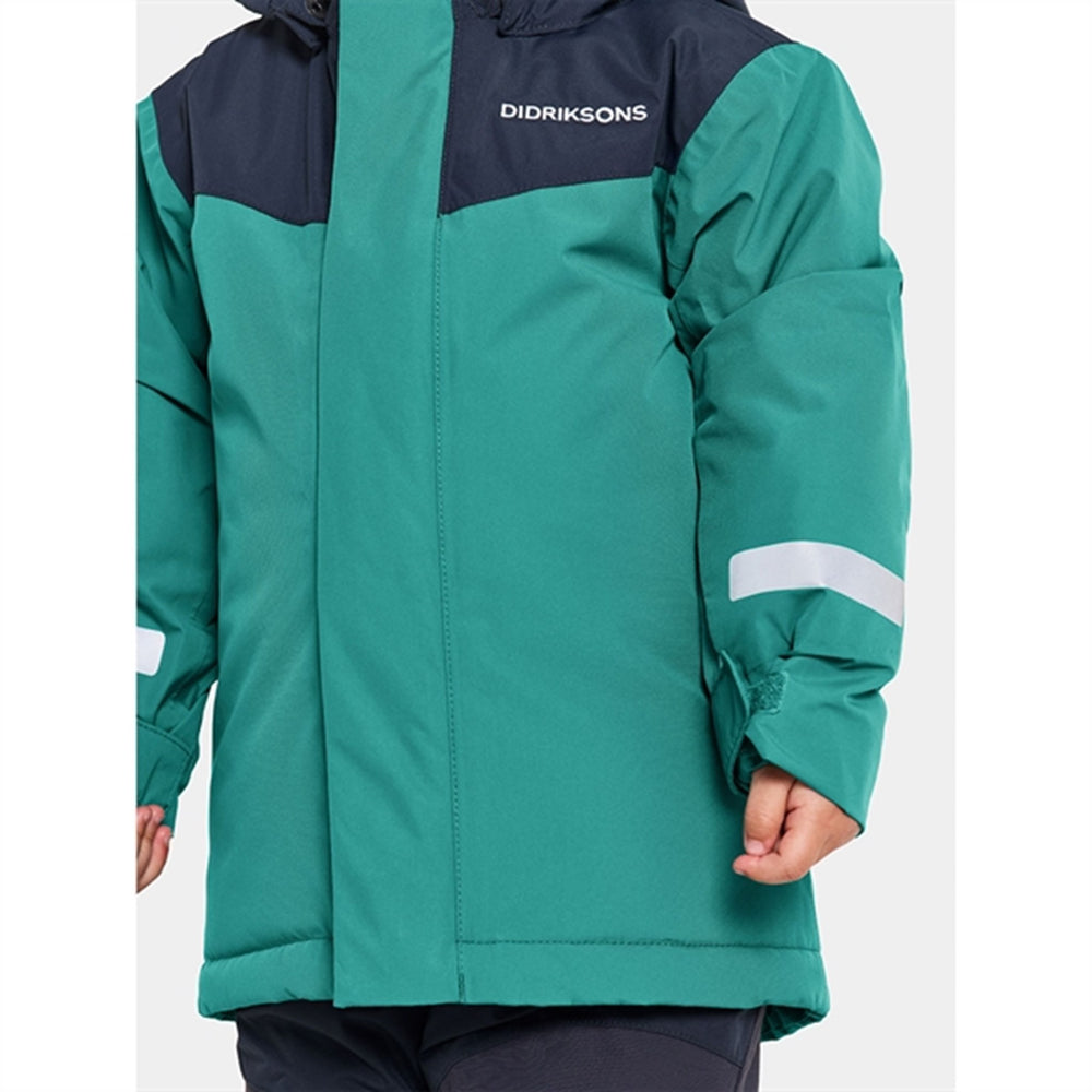 Petrol Green Skare Kids Sæt - Didriksons