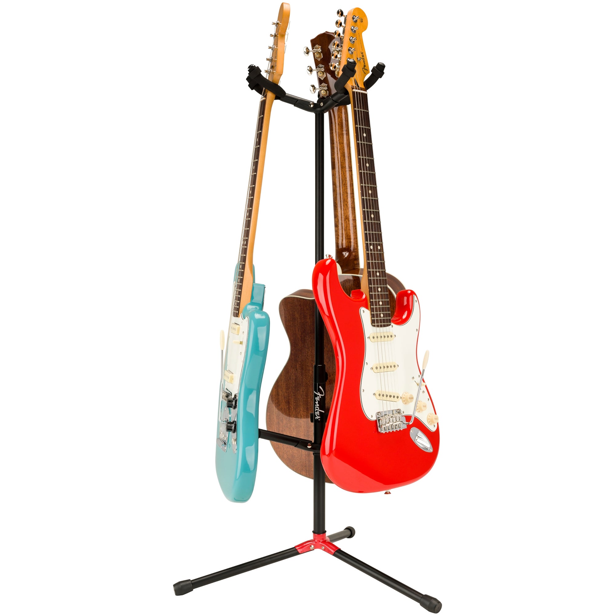 Fender Adjustable Triple Hanging Guitar Stand statief voor drie gitaren